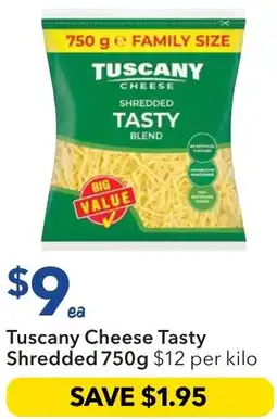 Ritchies Tuscany Cheese Tasty Shredded offer