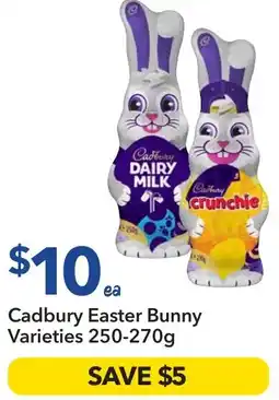Ritchies Cadbury Easter Bunny Varieties offer