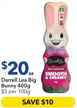 Ritchies Darrell Lea Big Bunny offer