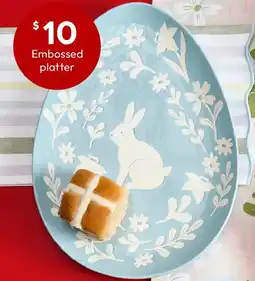 Target Embossed platter offer