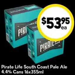 Drakes Pirate Life South Coast Pale Ale 4.4% Cans offer