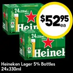 Drakes Heineken Lager 5% Bottles offer