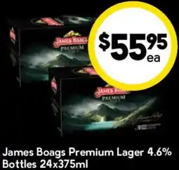 Drakes James Boags Premium Lager 4.6% Bottles offer