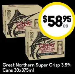 Drakes Great Northern Super Crisp 3.5% Cans offer