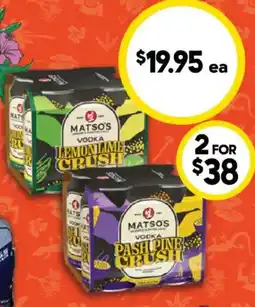 Drakes Pash Pine Crush or Lemon Lime Crush offer