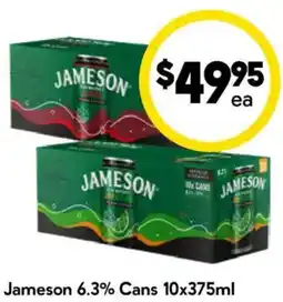 Drakes Jameson 6.3% Cans offer