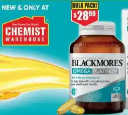 Chemist Warehouse Blackmores omega platinum offer