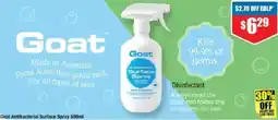 Chemist Warehouse Goat Antibacterial Surface Spray offer