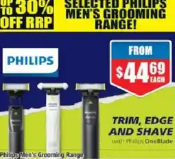 Chemist Warehouse Philips Men's Grooming Range offer