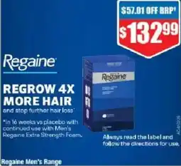 Chemist Warehouse Regaine Men's Range offer