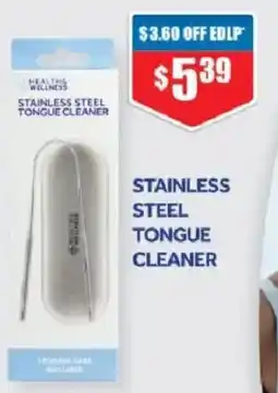 Chemist Warehouse Stainless steel tongue cleaner offer