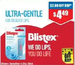 Chemist Warehouse Blistex Sensitive Stick offer