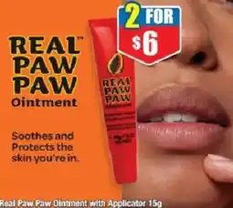 Chemist Warehouse Real Paw Paw Ointment with Applicator offer