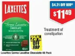 Chemist Warehouse Laxettes Senna Laxative Chocolate offer