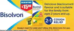 Chemist Warehouse Bisolvon Cough Relief + Immune Support offer