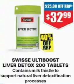 Chemist Warehouse Swisse ultiboost liver detox offer