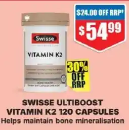 Chemist Warehouse Swisse ultiboost vitamin k2 offer