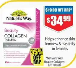 Chemist Warehouse Nature's Way Beauty Collagen offer