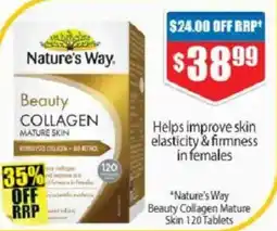 Chemist Warehouse Nature's Way Beauty Collagen Mature Skin offer