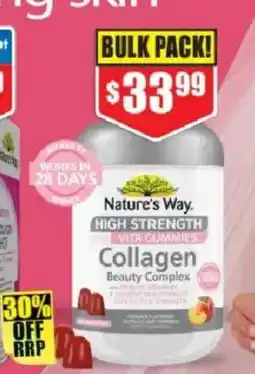 Chemist Warehouse Nature's Way High Strength Adult Vita Gummies Collagen Beauty Complex offer