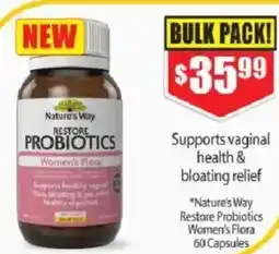 Chemist Warehouse Nature's Way Restore Probiotics Women's Flora offer