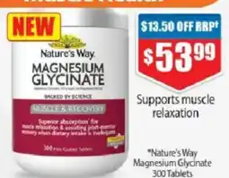 Chemist Warehouse Nature's Way Magnesium Glycinate offer