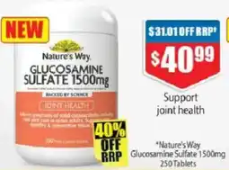 Chemist Warehouse Nature's Way Glucosamine Sulfate offer