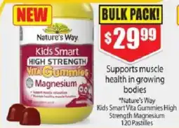 Chemist Warehouse Nature's Way Kids Smart Vita Gummies High Strength Magnesium offer