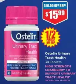Chemist Warehouse Ostelin Urinary Tract Health offer