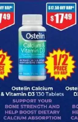 Chemist Warehouse Ostelin Calcium & Vitamin D3 offer