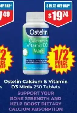 Chemist Warehouse Ostelin Calcium & Vitamin D3 Minis offer