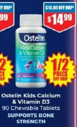Chemist Warehouse Ostelin Kids Calcium & Vitamin D3 offer