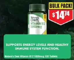 Chemist Warehouse Nature's Own Vitamin B12 offer