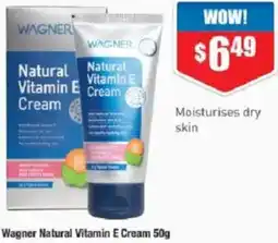 Chemist Warehouse Wagner Natural Vitamin E Cream offer