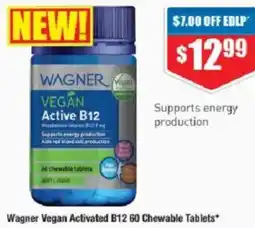 Chemist Warehouse Wagner Vegan Activated B12 offer