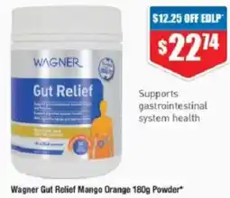 Chemist Warehouse Wagner Gut Relief Mango Orange Powder offer
