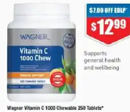 Chemist Warehouse Wagner Vitamin C 1000 Chewable offer