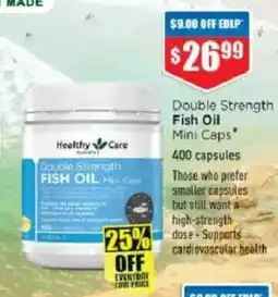 Chemist Warehouse Double Strength Fish Oil Mini Caps offer