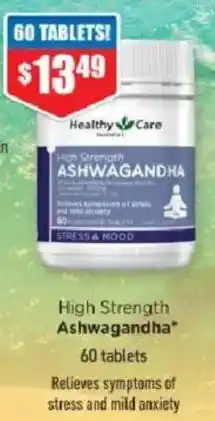 Chemist Warehouse High Strength Ashwagandha offer