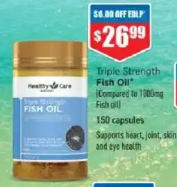 Chemist Warehouse Triple strength fish oil offer