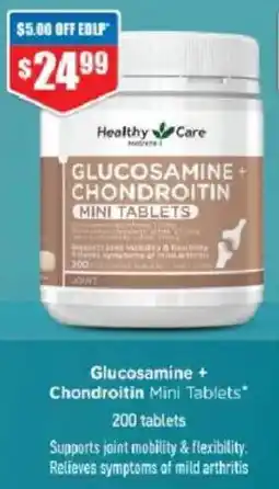 Chemist Warehouse Glucosamine + Chondroitin Mini Tablets offer