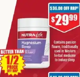 Chemist Warehouse NUTRA Life Magnesium Sleep offer