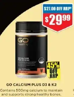 Chemist Warehouse Go calcium plus d3 & k2 offer