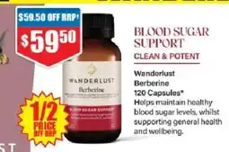 Chemist Warehouse Wanderlust Berberine offer
