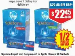 Chemist Warehouse Spatone Liquid Iron Supplement or Apple Flavour offer