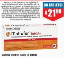 Chemist Warehouse Maltofer Oral Iron offer
