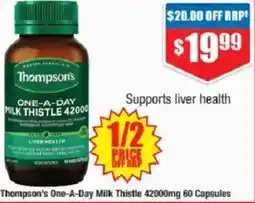 Chemist Warehouse Thompson's One-A-Day Milk Thistle offer