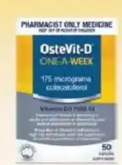 Chemist Warehouse OsteVit-D One-A-Week Vitamin D3 7000IU offer