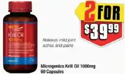 Chemist Warehouse Microgenics Krill Oil offer
