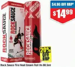Chemist Warehouse Rock Sauce Fire Heat Cream Roll On offer